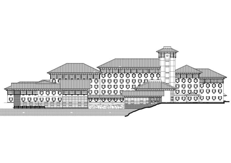 景德镇西山湖六层宾馆建筑工程项目施工图