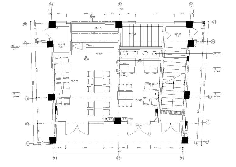 [湖南]长沙老欧洲咖啡厅装修设计施工图