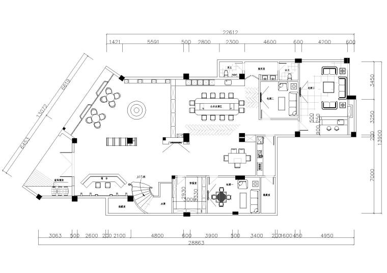 [福建]新罗区布兰奇酒庄装修设计项目施工图
