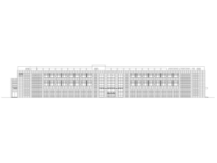 [北京]三层框架结构丁类厂房建筑施工图