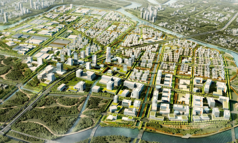 [浙江]三江六岸国际新城总体规划及城市设计
