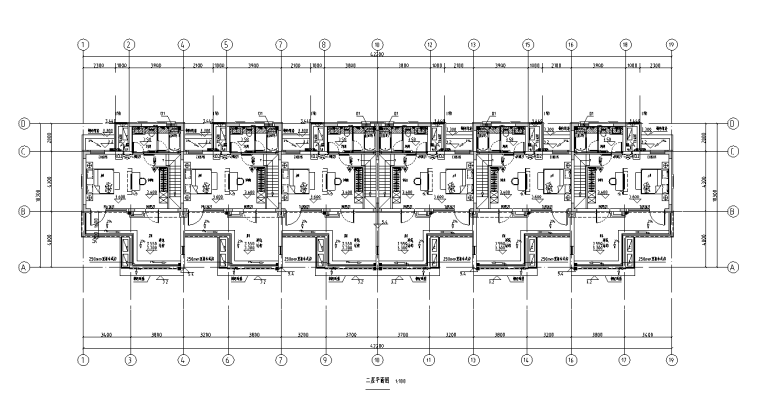[山东]雅乐居95平合院单6户型图设计