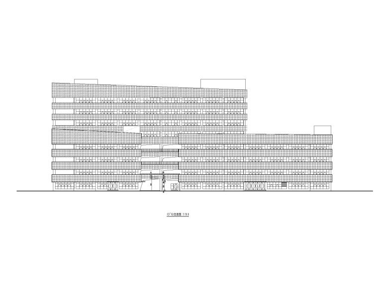 [贵州]高层医院建筑施工图CAD2018