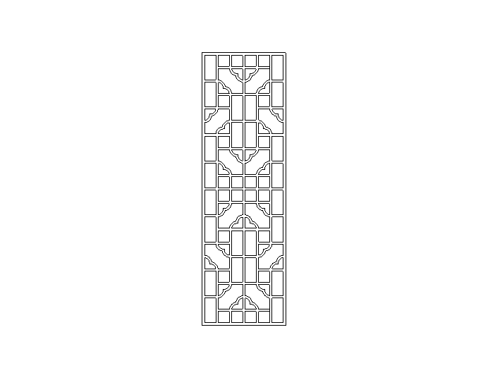 建筑常用中式窗花类模块（CAD）
