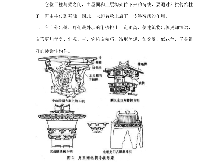 中国古建筑术语解释及结构图样