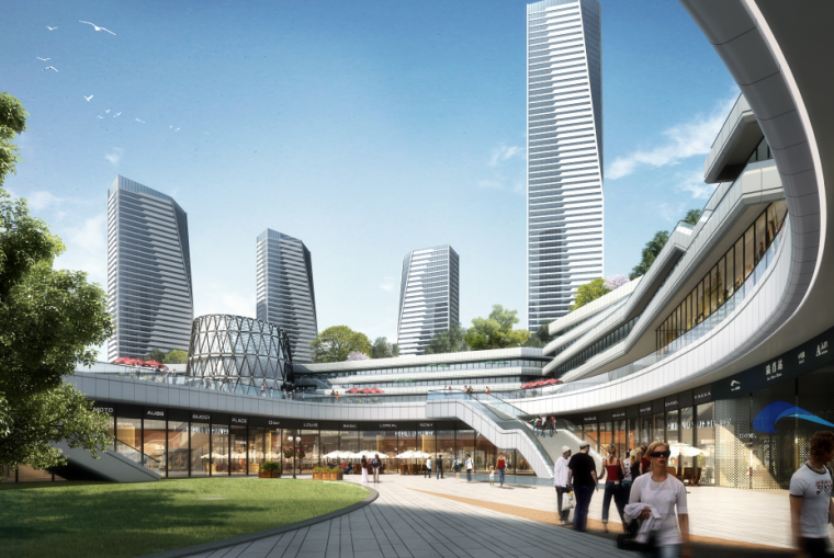 TOD一体化公园-中央活力区城市规划设计2020