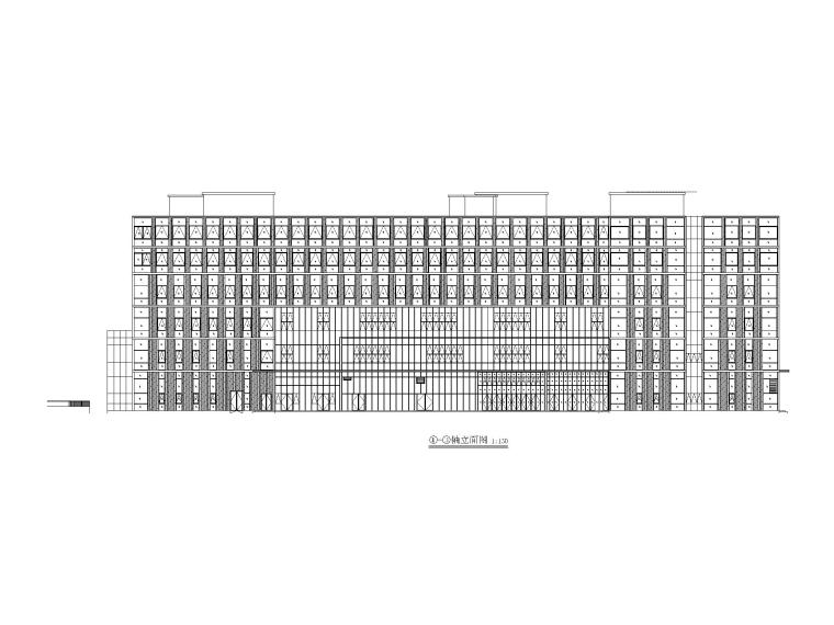 [广州]多层商业建筑施工图CAD2019