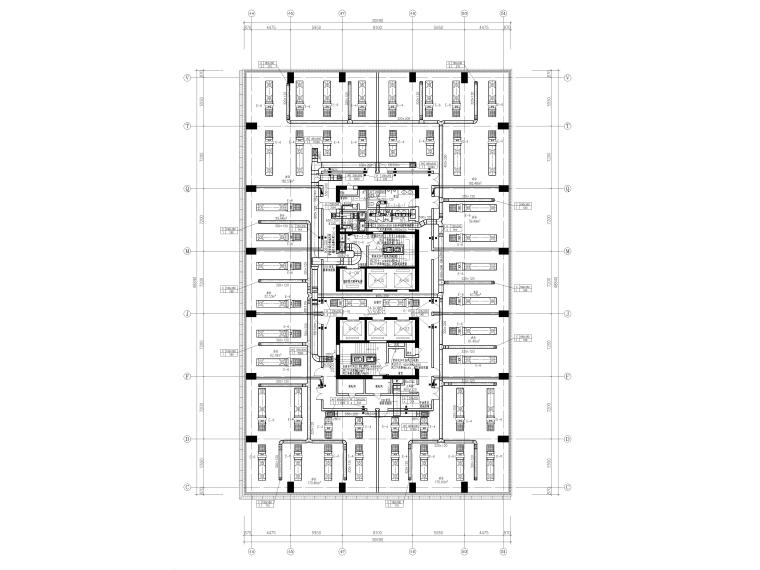 天津15层商业建筑及地下车库暖通施工图
