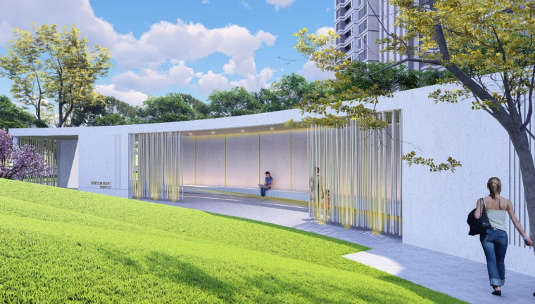 [上海]简约现代风格住宅景观发展方案