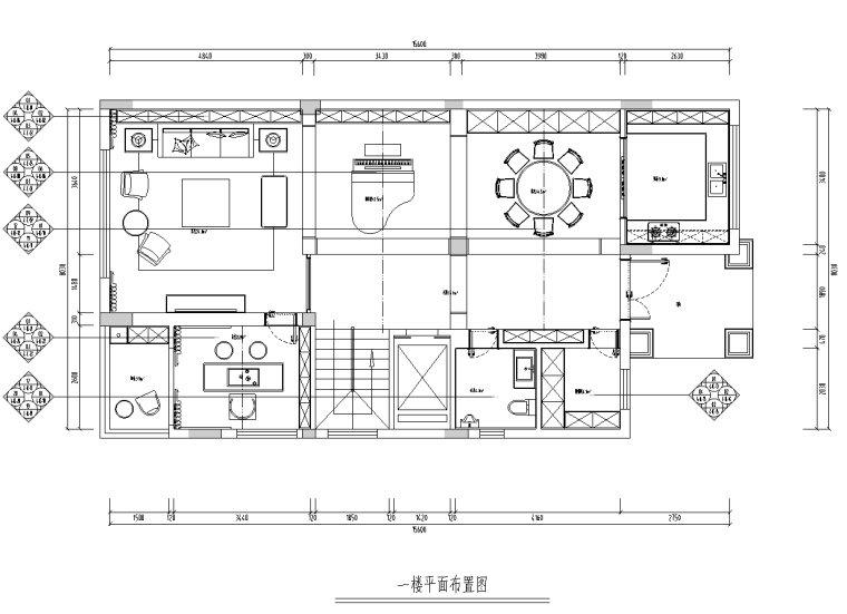 [广东]五层轻奢私人别墅施工图CAD+效果图