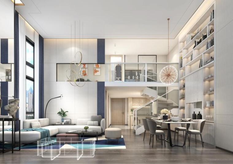 [山东]公寓公区设计+LOFT室内设计方案文本
