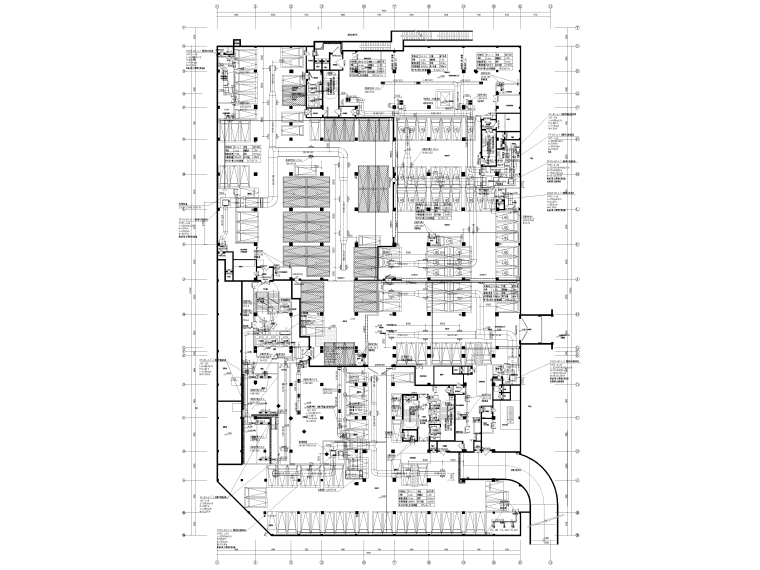 安徽地块规划及建筑方案暖通施工图