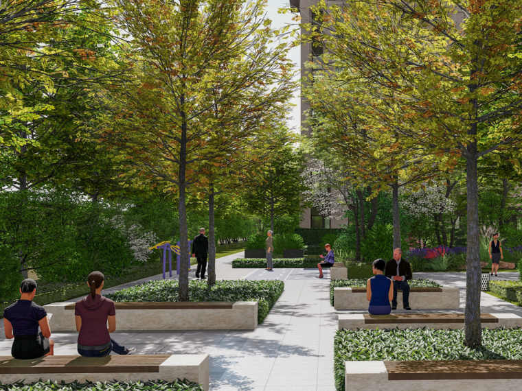 现代尊享静谧+花园式住宅大区景观方案设计