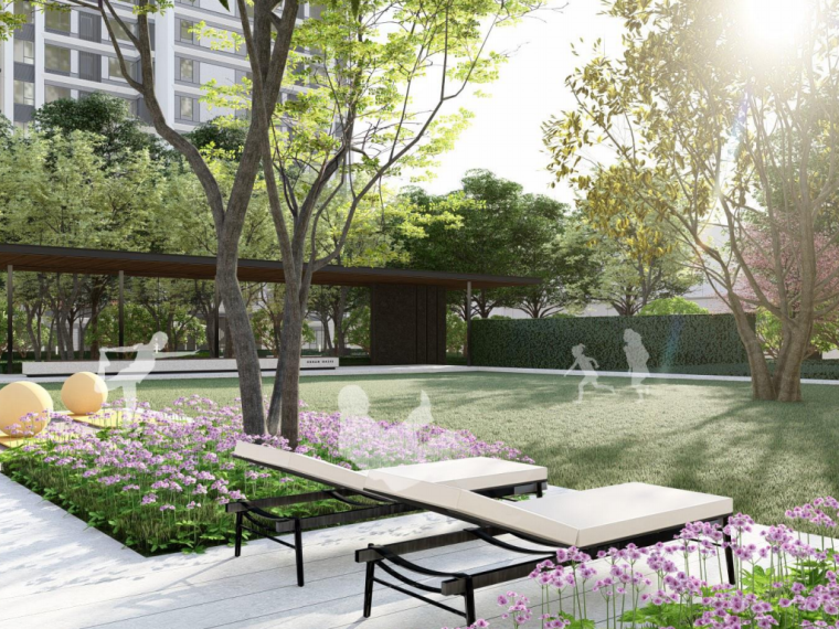 现代极简+自然生态花园式住宅景观深化设计