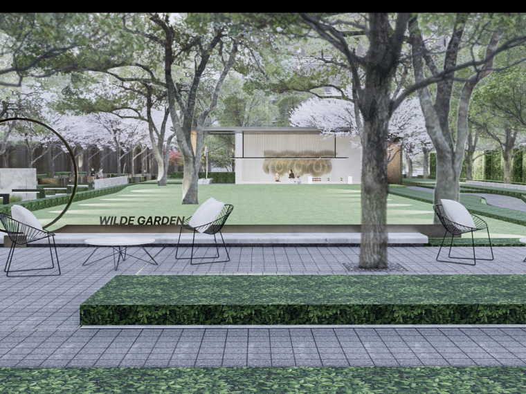滨江会客厅+格调花园住宅景观方案设计