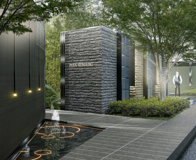 静寂旋绿+森林气韵住宅项目示范区景观设计