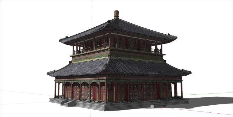 某公共建筑类中国古代建筑su模型合集(二)