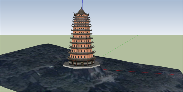 某塔类中国古建设计SU模型合集（二）