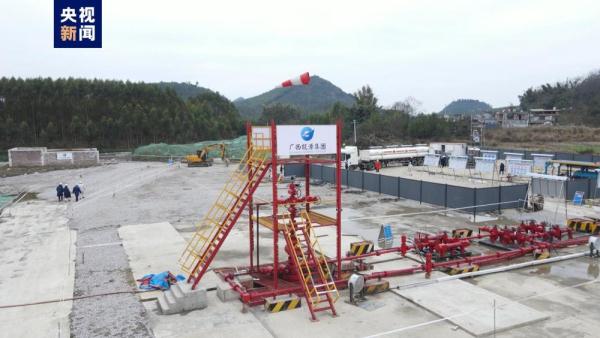 广西首个页岩气开发项目正式投产运营
