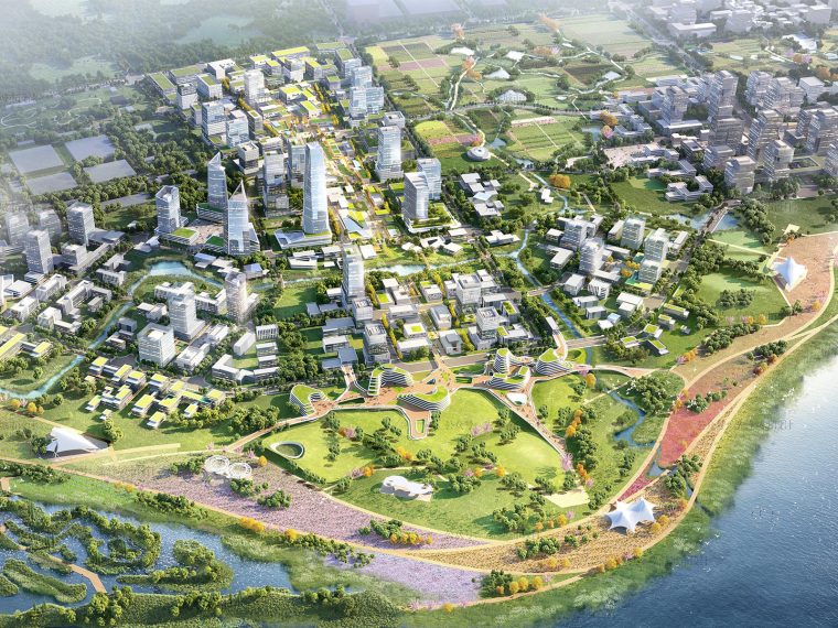 生境沙洲+湖滨新市双江湖新区城市设计2023