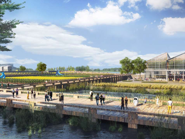 鹤鸣颛溪中心村生态园策划景观规划设计方案